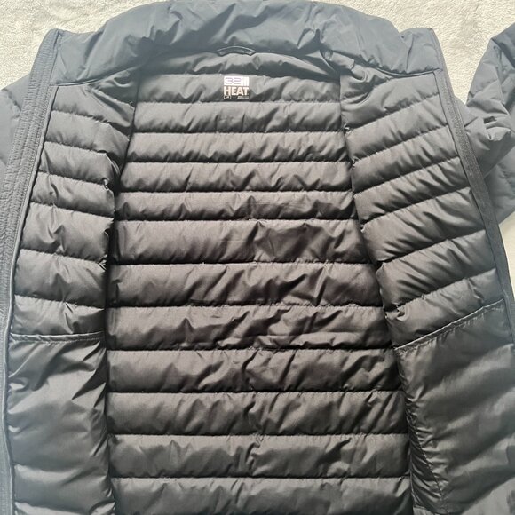 32 Degrees mens down insulated jacket Large black - Picture 3 of 6